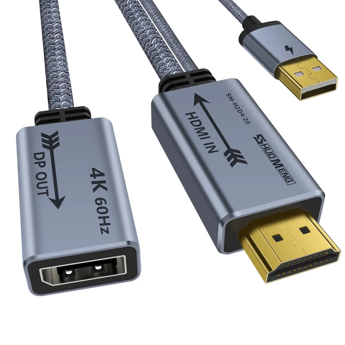 Vszerda Vszerda HDMI to DisplayPort Adapter 4K 60Hz 20cm — product photo