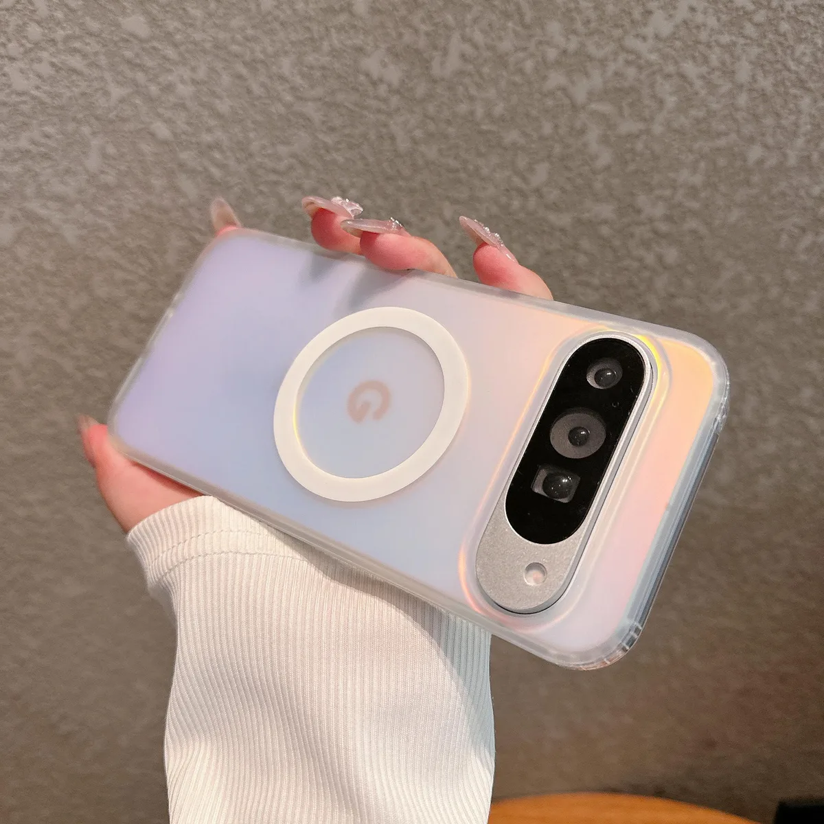  GeeBerYo BSL-9P XL-MG Holographic Iridescent Case for Pixel 9 Pro XL — product photo