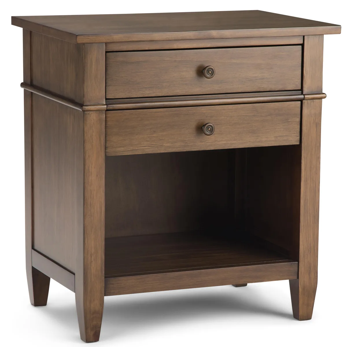 tuphen tuphen Carlton Bedside Table Rustic Natural Aged Brown 16 24 26 — product photo