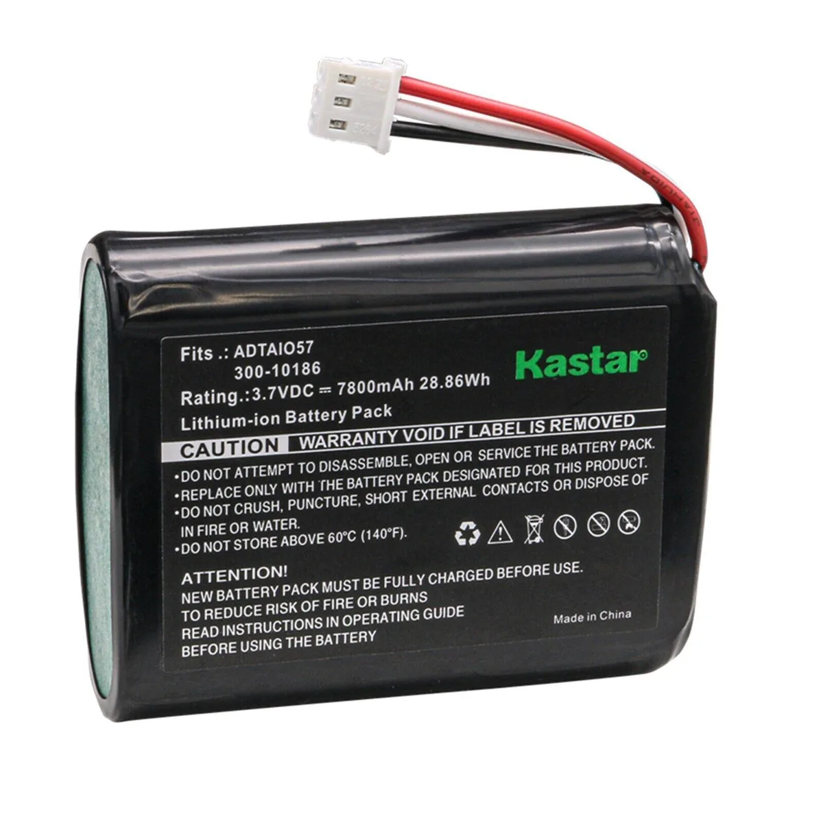 Kastar Kastar ADTAIO57 7800mAh 3.7V Li-Ion Camera Battery — product photo
