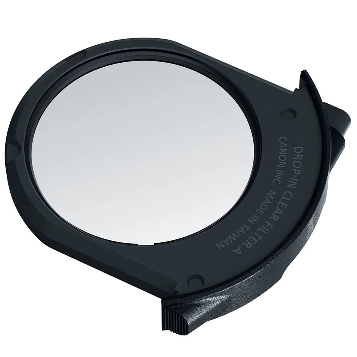 Clear glass drop-in filter for EF-EOS R adapter