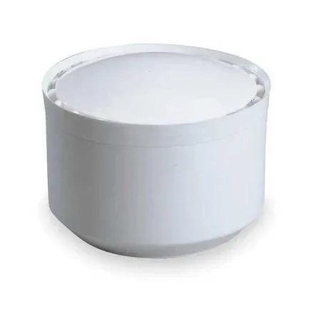 White polyethylene trap insert 3001 rectangular shape 3inL 4.5inW