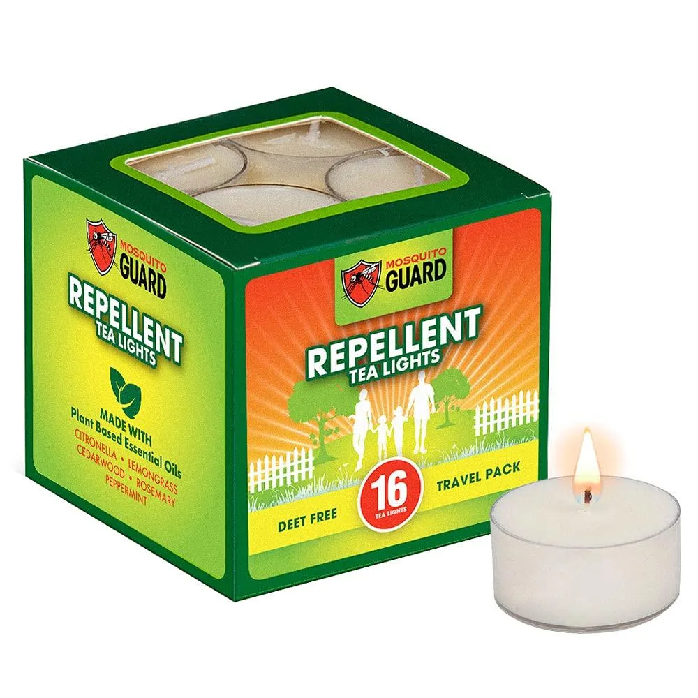 Sixteen small tealight candles in a pack