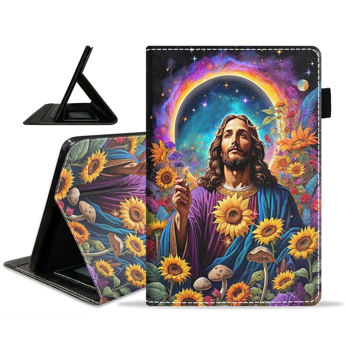 ARCTIC ARCTIC 2 in 1 accessory for Fire HD 10 10.1 inch 2017 2019 Christian Jesus Sunflower — product photo