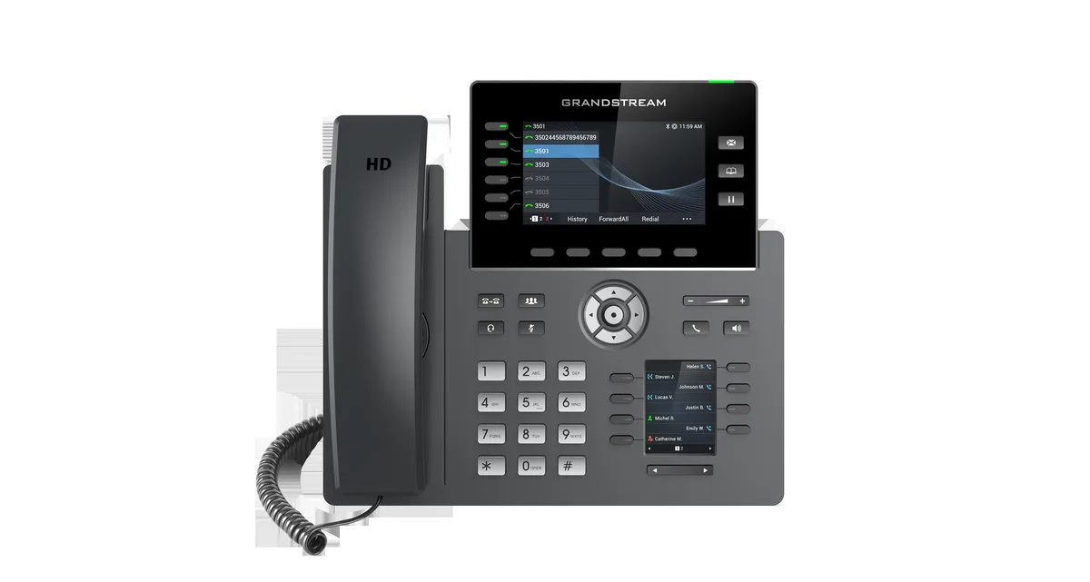 Grandstream Grandstream GRP2616 10 line 40 BLF 4.3" 2.4" voip — product photo