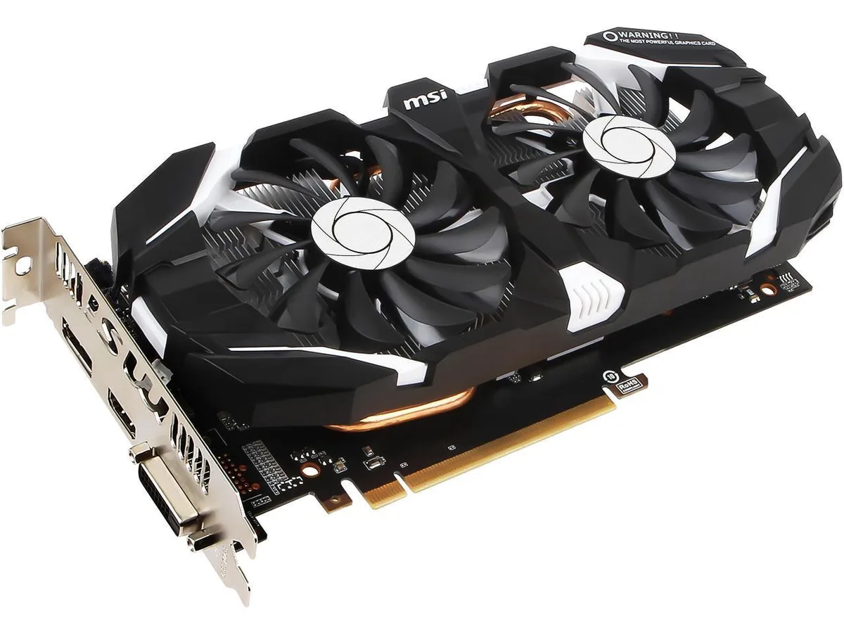 MSI MSI GeForce GTX 1060 GT OC 6GB GDDR5 graphics card — product photo