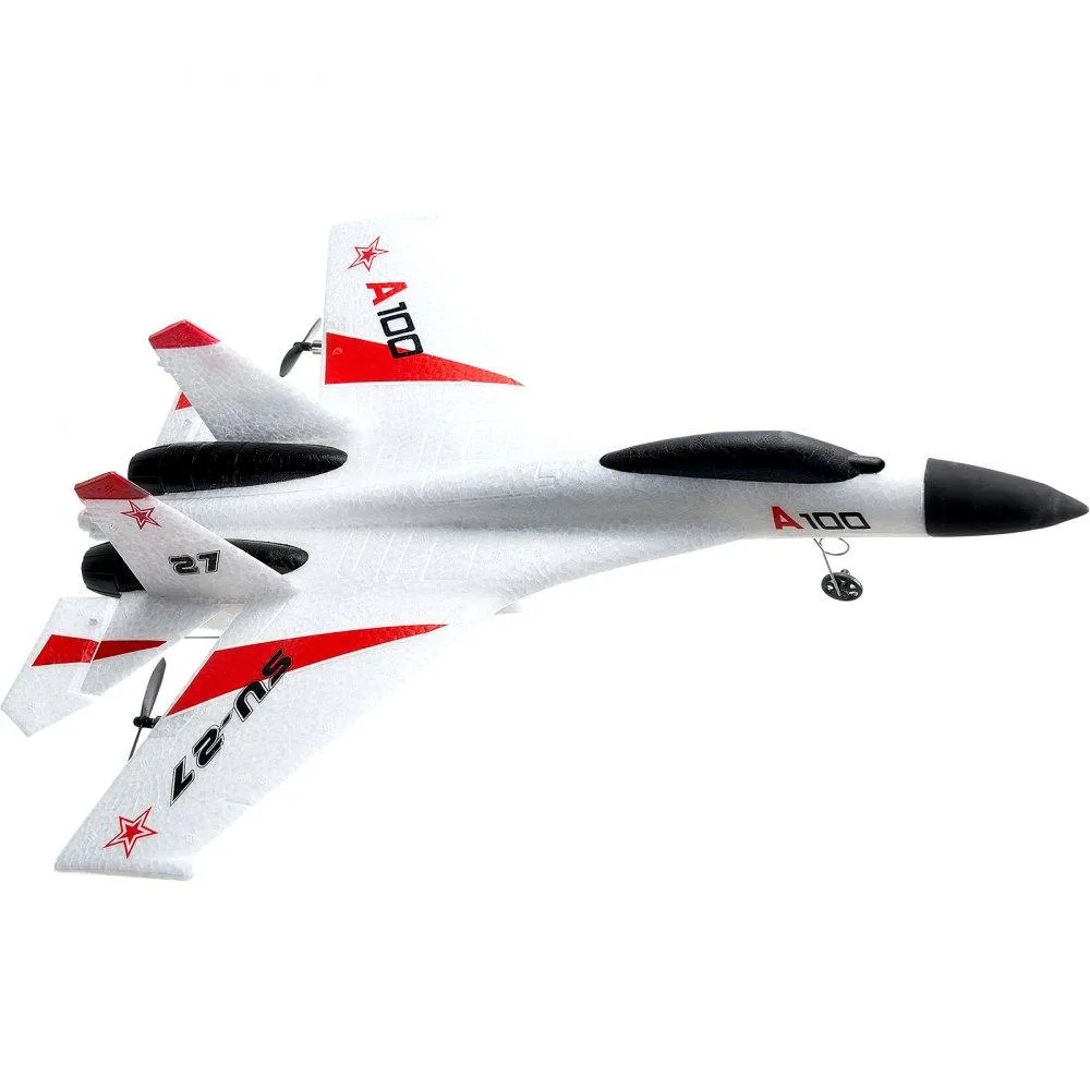 VEVOR VEVOR RC Plane A100 2.4 GHz 4 Channel 6 Axis Gyro EPP Fighter 33.5 cm Wingspan 300 mAh x 2 Batteries — product photo
