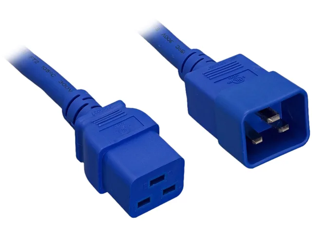 Nippon Labs Nippon Labs 30POW-10W1-1920-02-B 2 ft 12 AWG C20 to C19 computer power cord — product photo