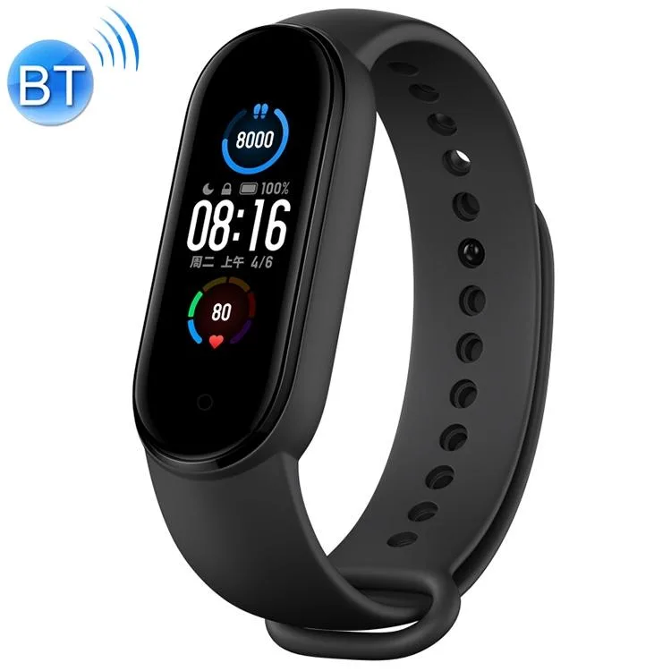 Black smart bracelet with 0.96 inch TFT color screen