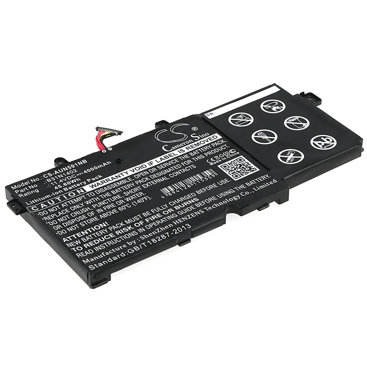 Cameron &amp; Co Cameron &amp; Co DS-CS-AUN591NB laptop battery 11.4V 4000mAh — product photo