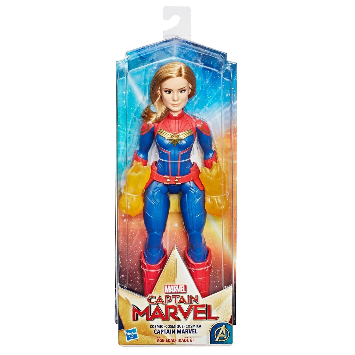 Hasbro Gaming Hasbro Gaming Captain Marvel Cosmic Captain Super Hero Doll 11.5-Inch — product photo