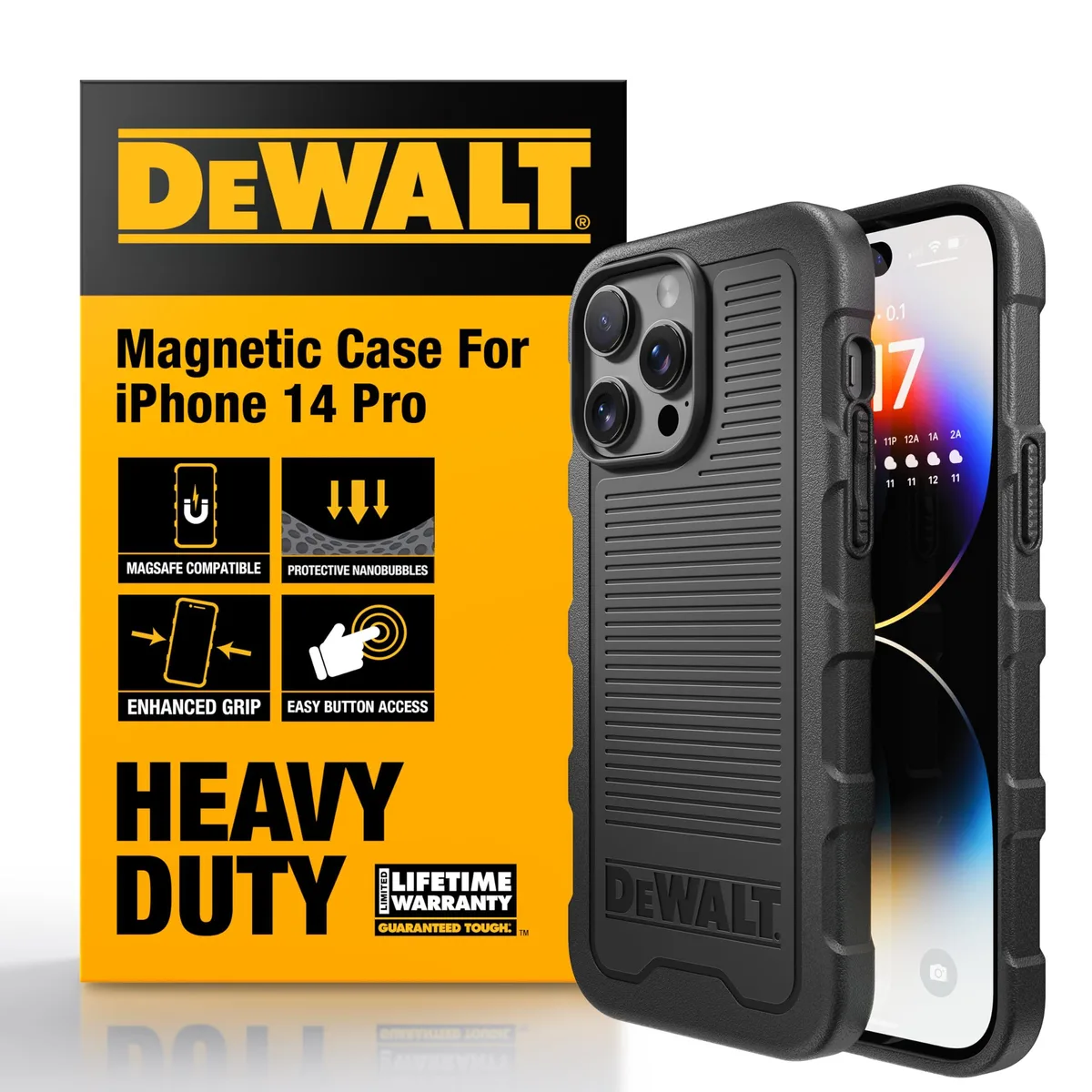  DEWALT DXMA2150070 iPhone 14 Pro Case Matte Black — product photo