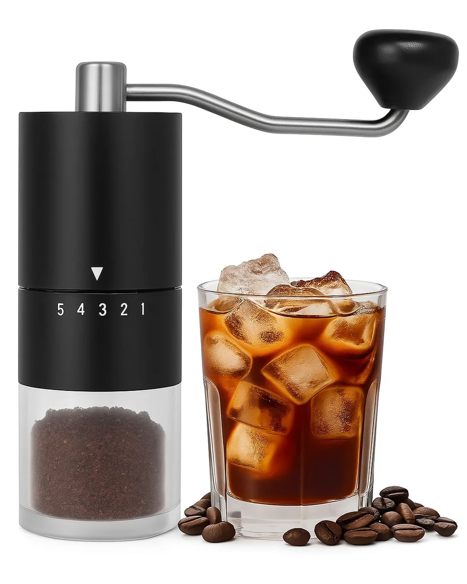Rsoilch 003-2-coffeegrinder coffee grinder Black — product photo