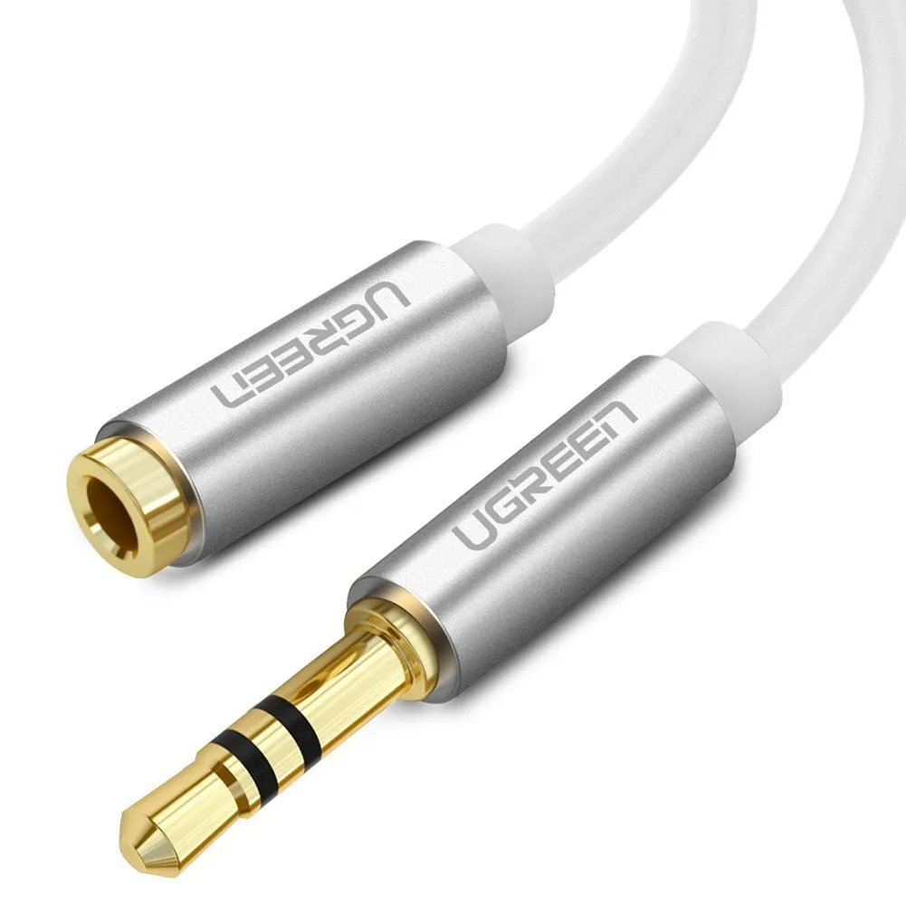 TeKit TeKit 10775 3.5 mm Male-Female AUX Extension Cable 1.5 m White — product photo