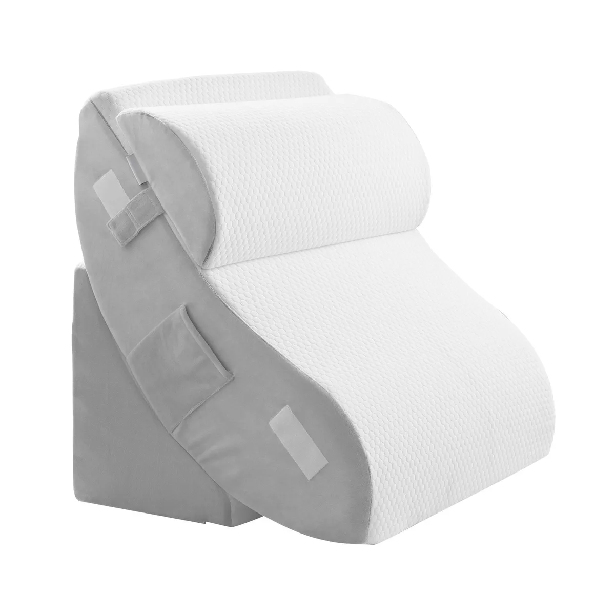 VEVOR VEVOR KD006 4-Piece Adjustable Orthopedic Wedge Pillow Set White/Grey — product photo
