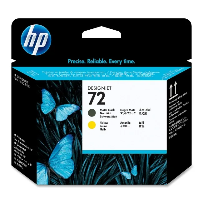 HP HP 72 C9384A Printhead Matte Black Yellow for Designjet T610 T1100 — product photo