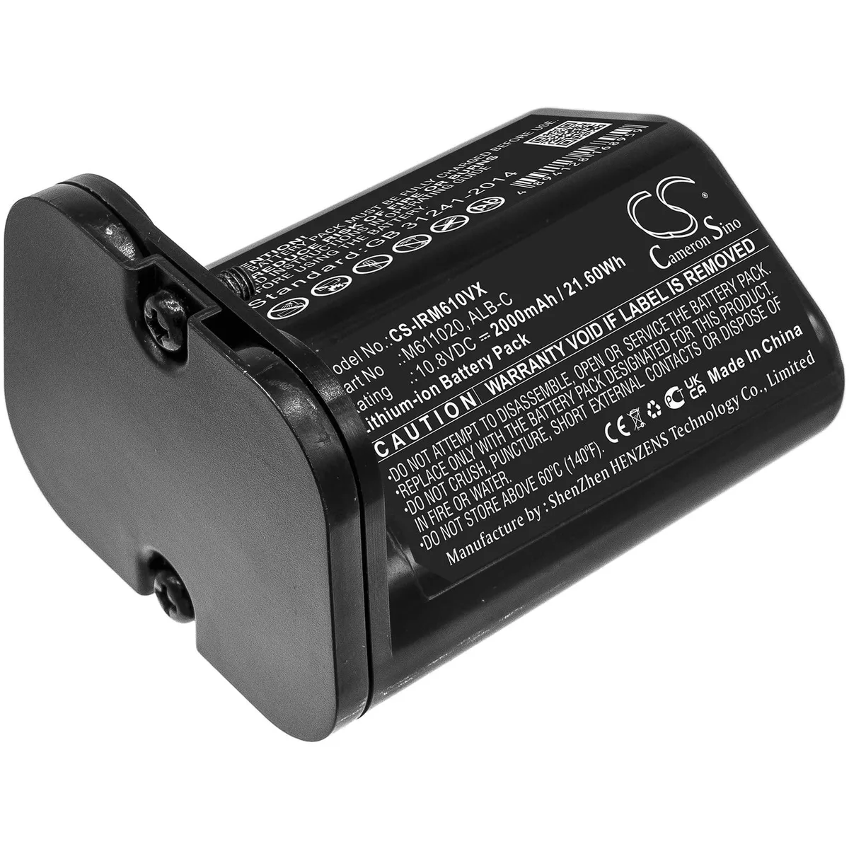  FYIOGXG Replacement Battery for iRobot Braava Jet M6 2000mAh 10.8V — product photo