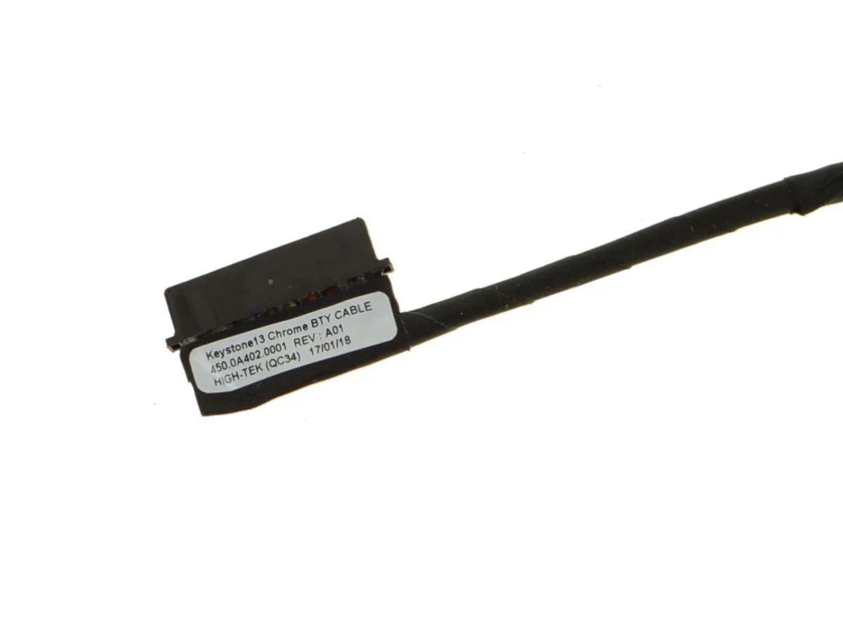Flat ribbon cable with connectors on each end, labelled TN75D
