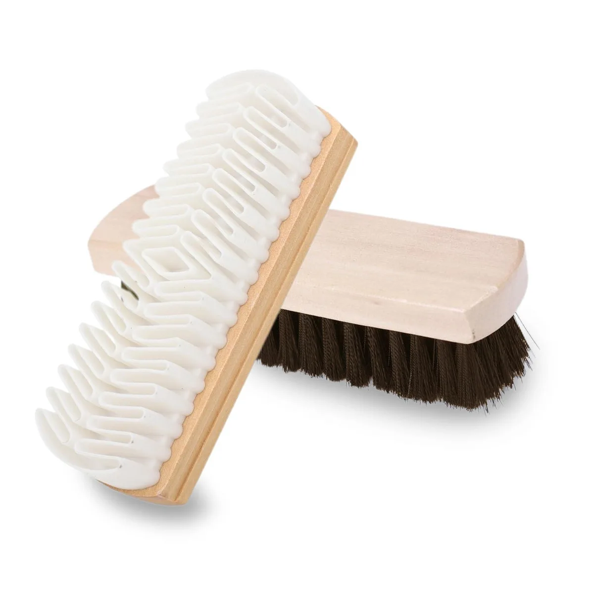  REAL HOME Innovations Dual Shoe Brush Set Yellow 2 Pcs — product photo