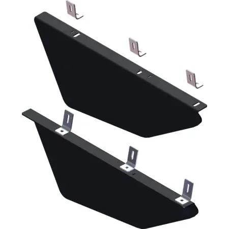 Transparent front lower door panels for Honda Talon