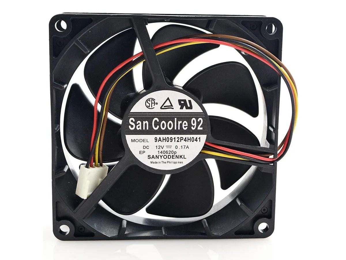 Fans Fans 9AH0912P4H041 12V 0.17A 4-wire 9025 case fan — product photo