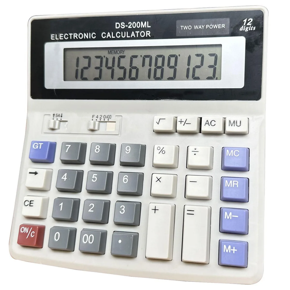  HP 12-Digit Dual-Power Desktop Calculator Grey 0.235 kg — product photo