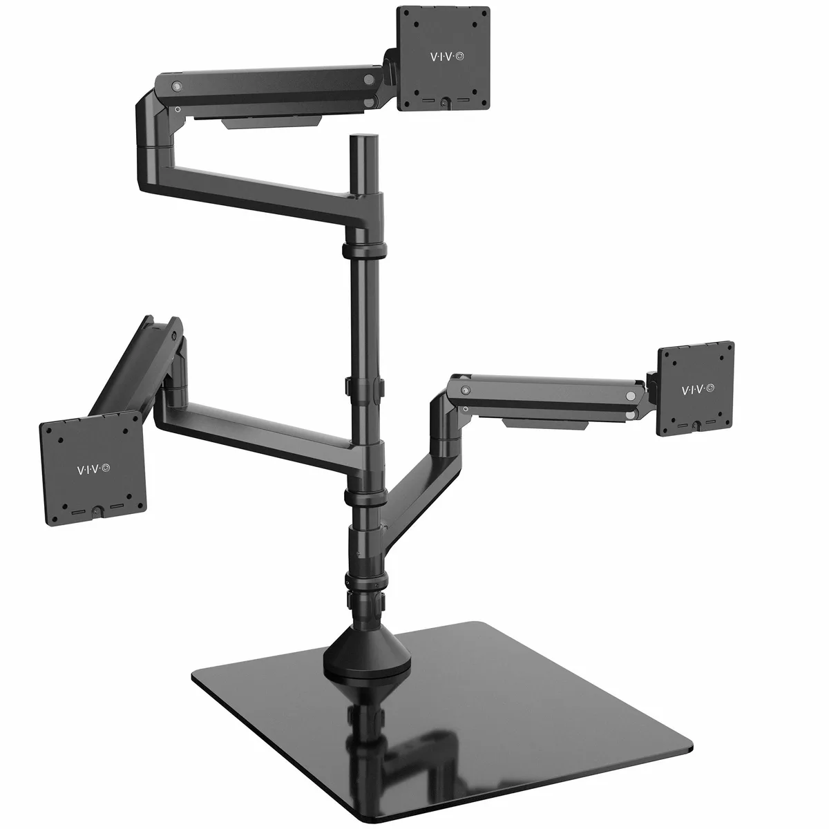 VIVO VIVO Pneumatic Triple Ultrawide Monitor Stand 49/38/33 lbs monitor accessory — product photo