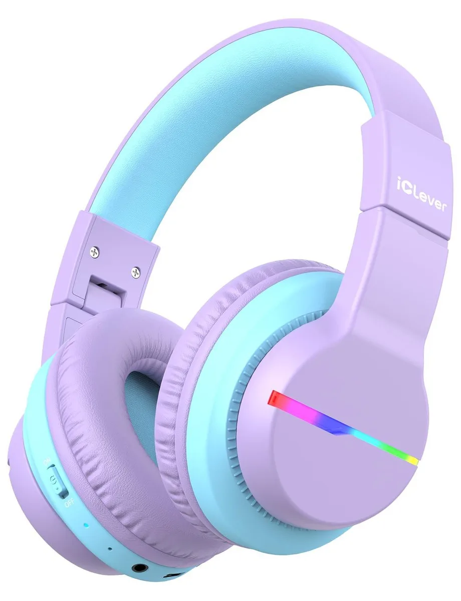 iClever iClever BTH12 Kids Headphones 2 in 1 Accessory Purple — product photo