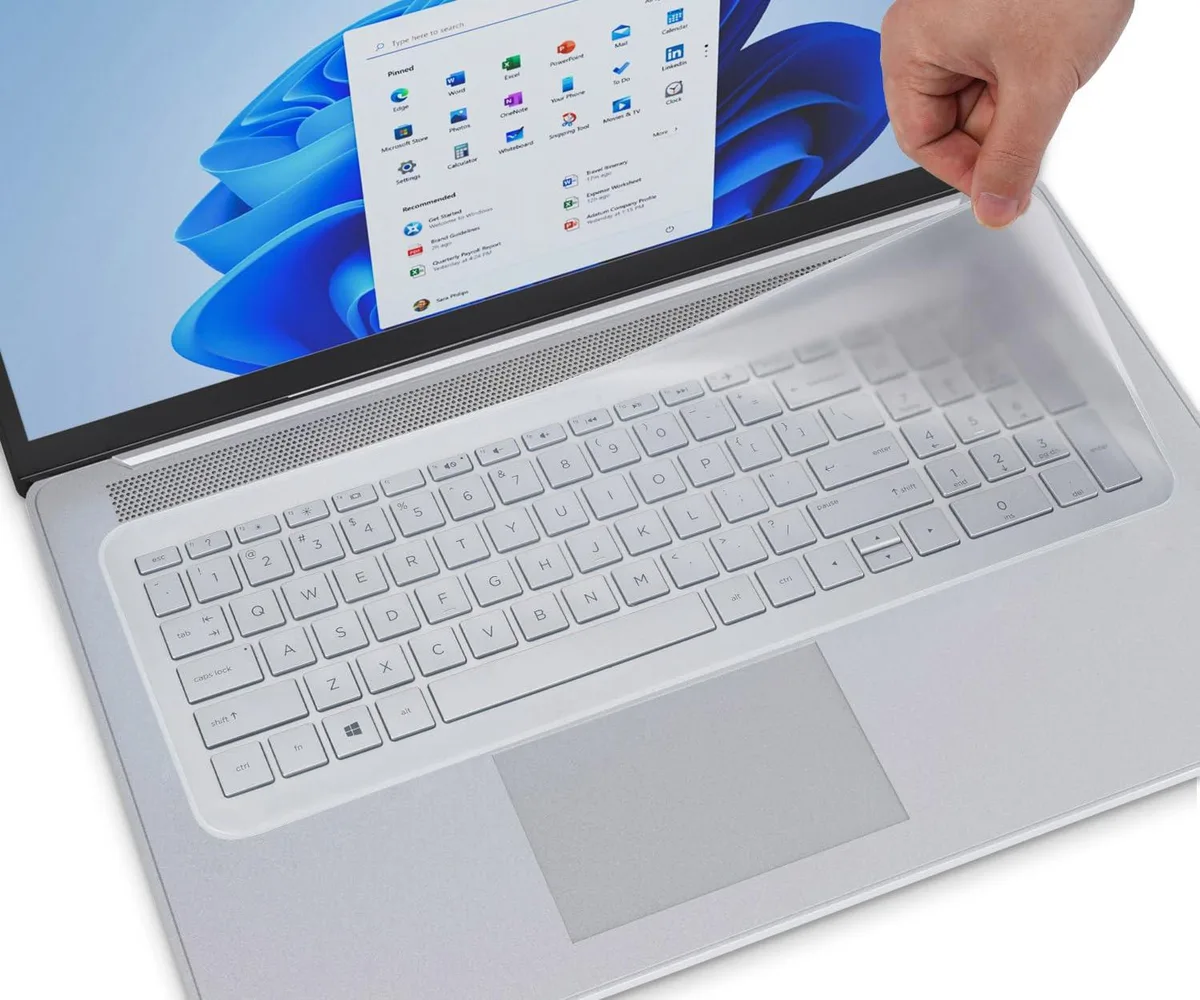 imComor Universal 17-17.3" Keyboard Cover Clear 14.37" x 5.1 — product photo
