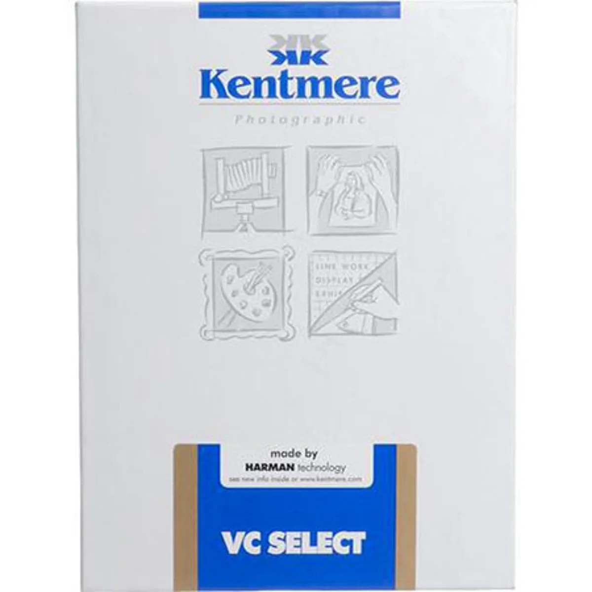 Box of 25 sheets of 5x7 inch fine lustre photographic paper