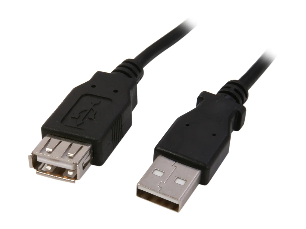 Nippon Labs Nippon Labs USB-6-MF-BK USB 2.0 A male to A female extension cable black — product photo
