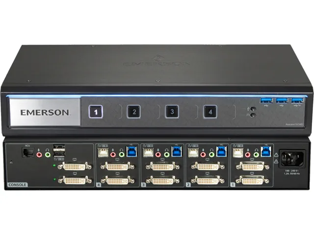 Avocent Avocent SV340-001 4-port dual-head DVI-I KVM switch — product photo
