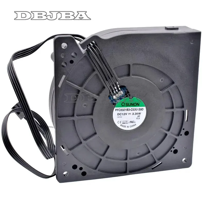 DBTLAP DBTLAP 120x120x32mm 12032 DC12V 3.39W 4 Lines pwm Centrifugal Turbo Blower Cooling Fan — product photo
