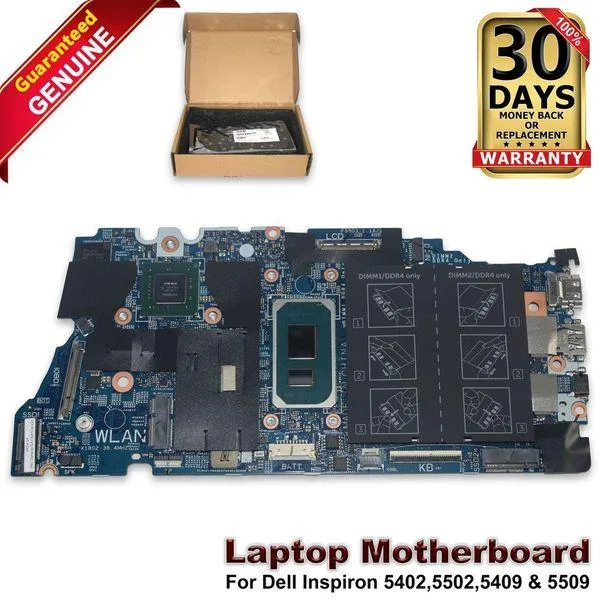 DELL DELL 19861-1 Motherboard i7-1165G7 MX350 DDR4 laptop replacement part — product photo