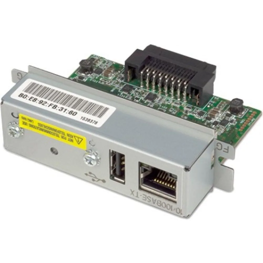 Epson America Epson America C32C881008 UB-E04 Connect-It Ethernet Interface network card — product photo