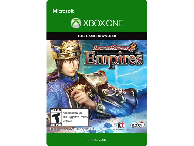 KOEI TECMO AMERICA CORP. KOEI TECMO AMERICA CORP. G3Q-00072 Dynasty Warriors VIII Empires downloadable game — product photo