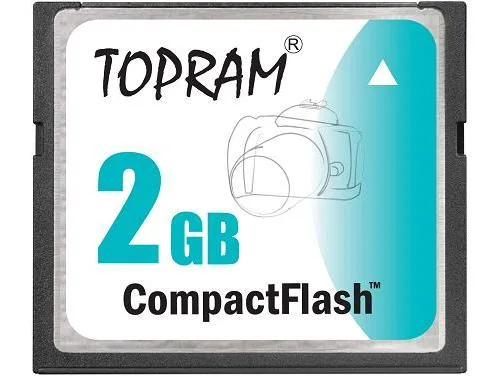 TOPRAM TOPRAM TRCF2G 2GB CompactFlash 133X memory card — product photo