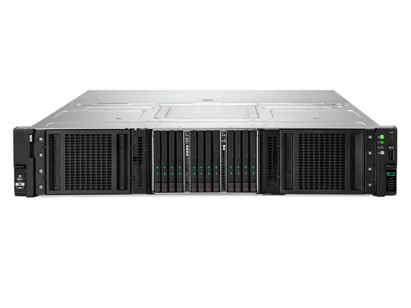 HPE HPE ProLiant DL340 Gen12 Xeon 6505P 12-Core 2.2 GHz 64GB DDR5 2x480GB SATA SSD 2x1000W Rack Server P87780-005 — product photo