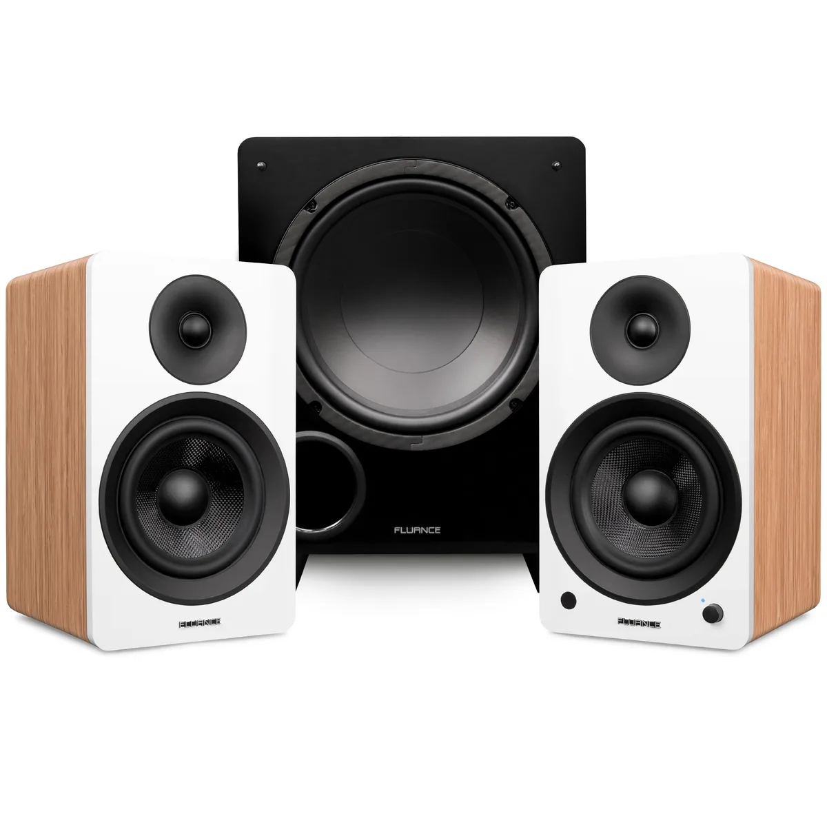 Fluance Fluance AI61WDB10 120W 6.5" Bookshelf Speakers + DB10 10" Subwoofer System — product photo