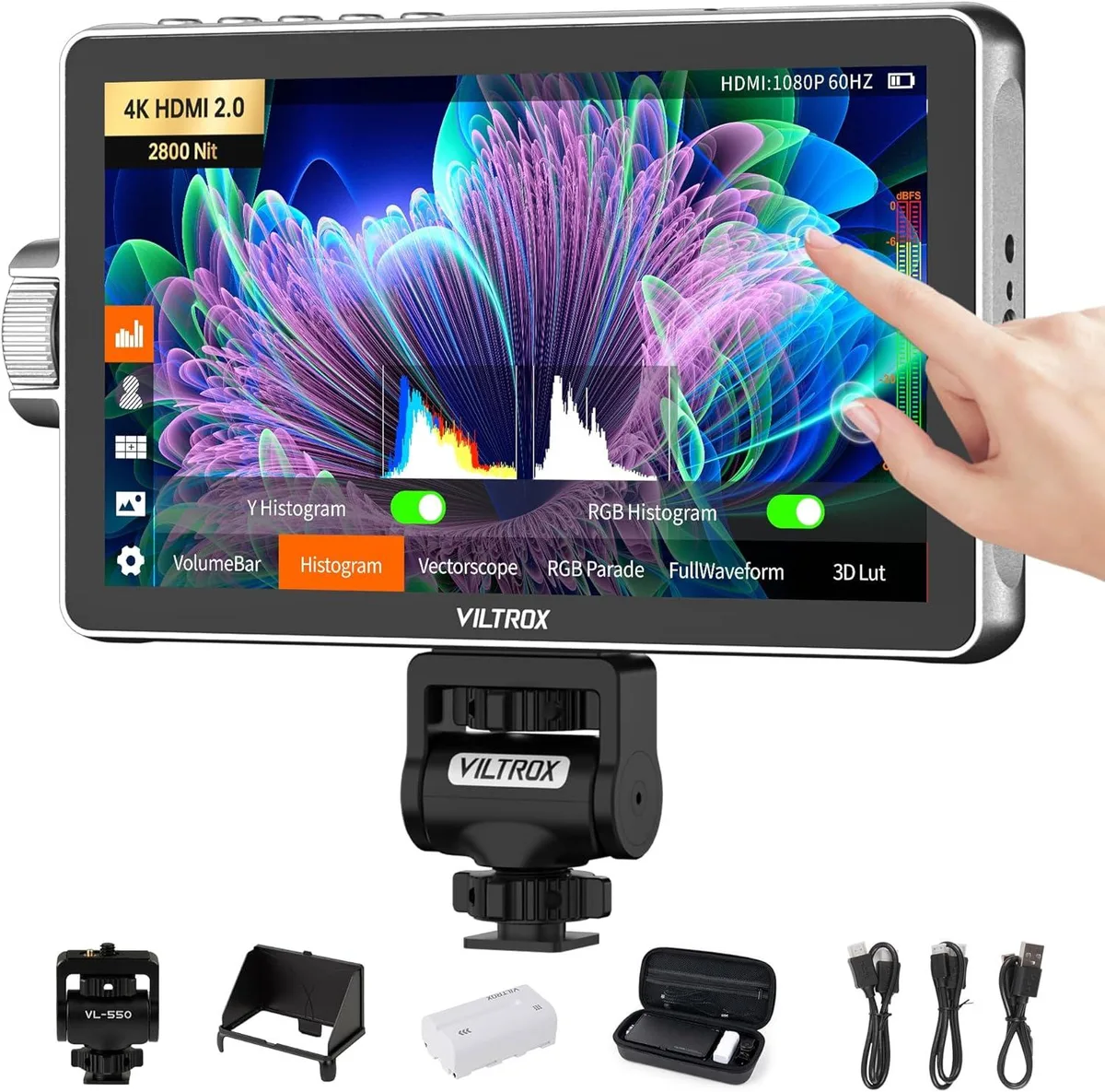 BFKK BFKK DC-A1 2800 Nit 7 inch 1920x1080 IPS Touch Screen Camera Dock — product photo