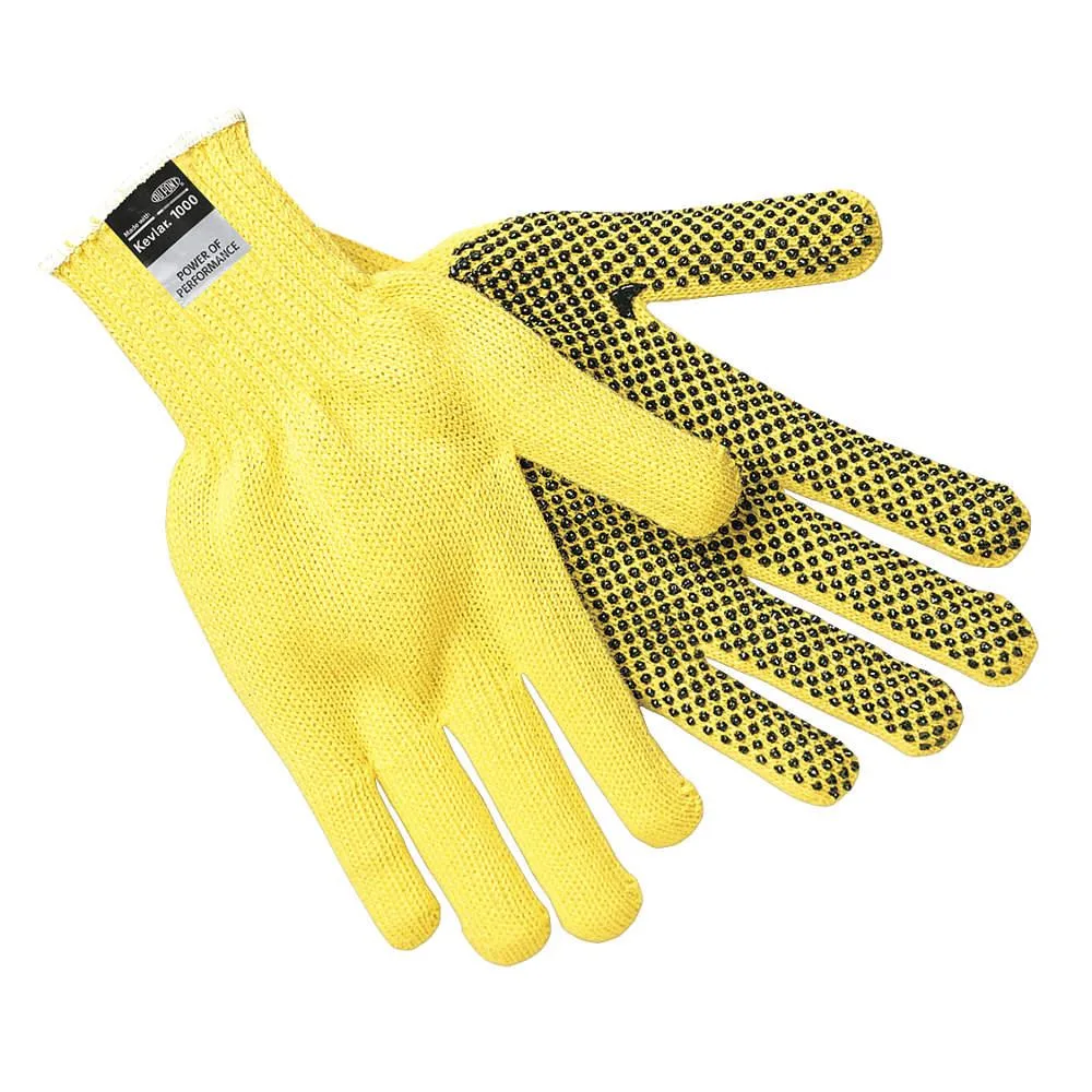 Memphis Memphis Cut Gloves S Yellow/Black PVC PK12 9365 personal protective equipment — product photo