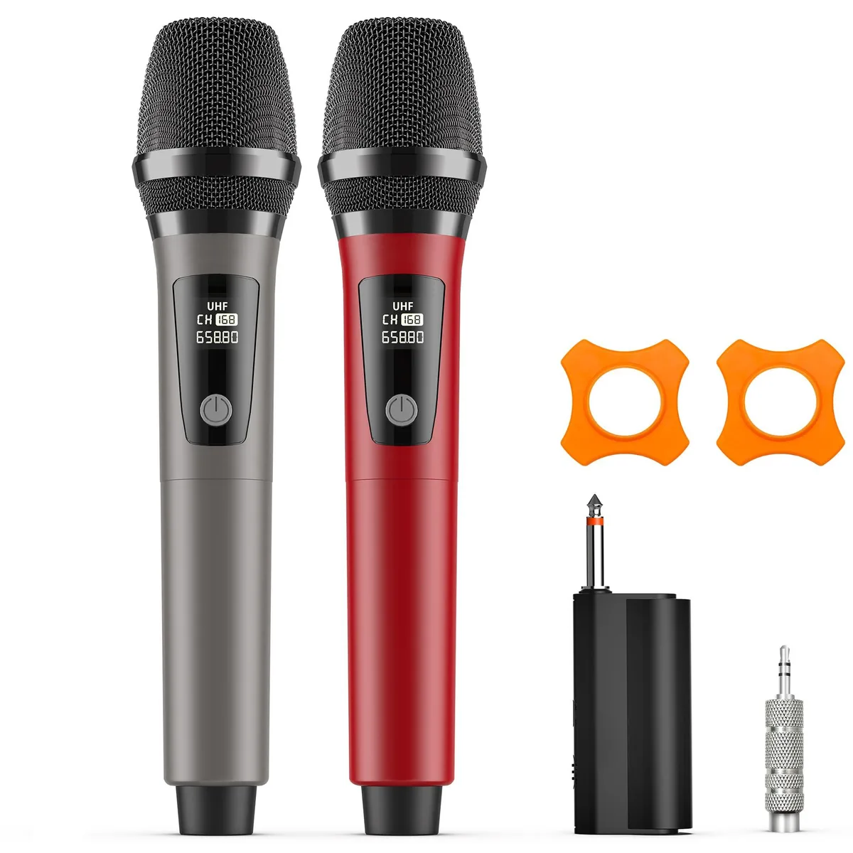  HWWR U30 Wireless Microphone System Dual Red 50M 12h — product photo