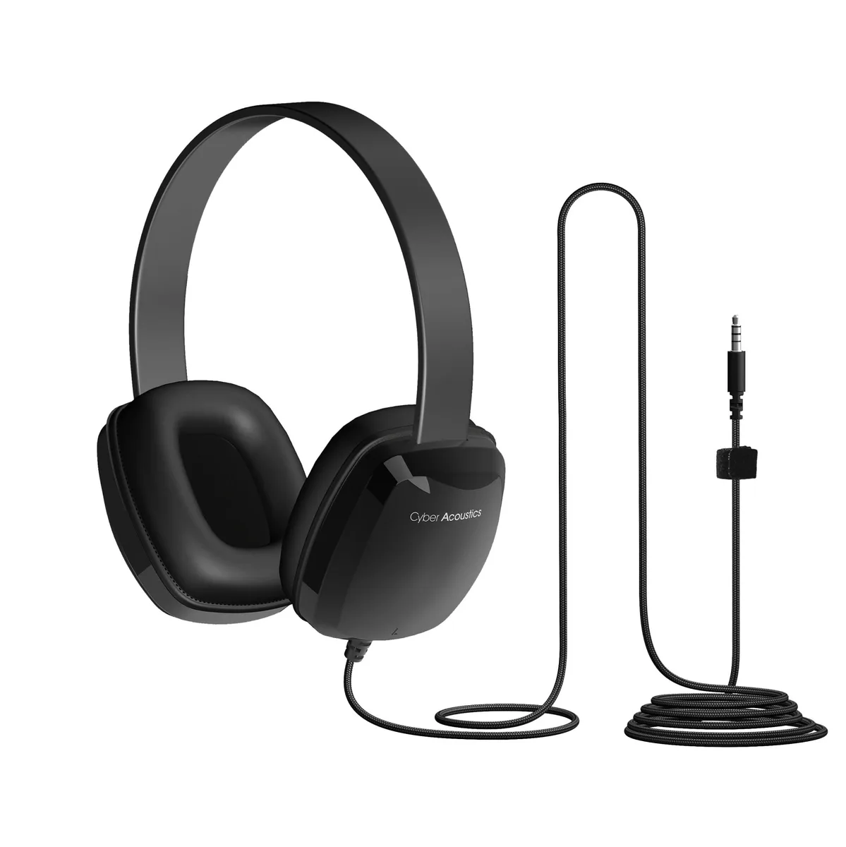  Audio-Technica ACM-6004 Stereo Headphones 3.5mm Jack Black — product photo