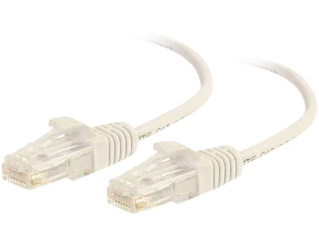 Cables To Go Cables To Go 01189 network ethernet cable Cat6 10 ft white 28AWG — product photo