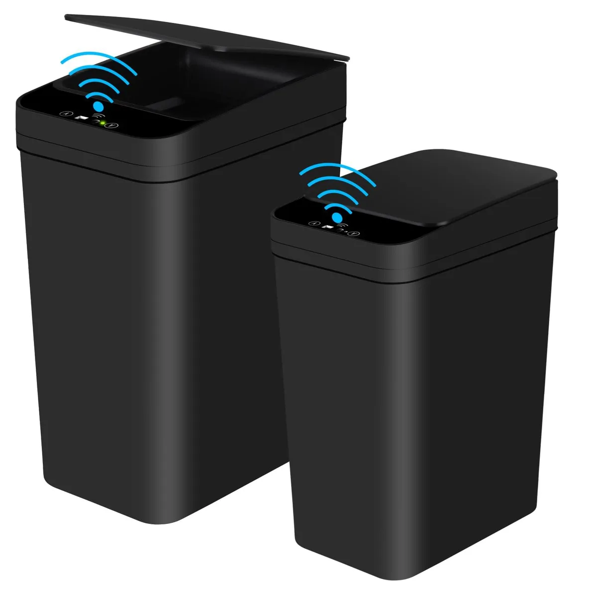 Three white 15-litre sensor bins in a pack