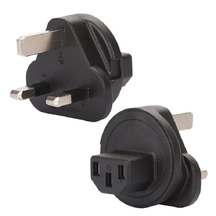 TeKit TeKit C13 to UK 3-pin power adapter 2-pack — product photo