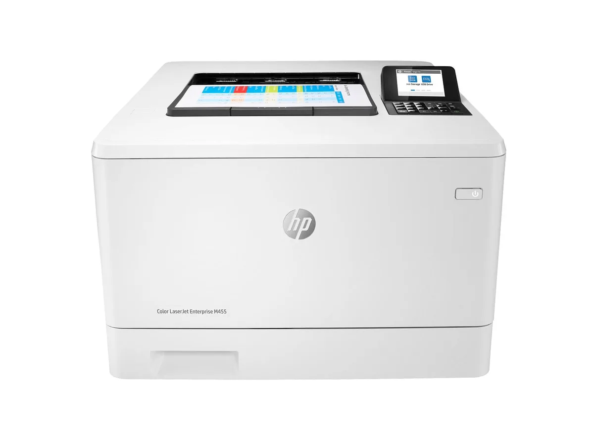HP HP Color LaserJet Enterprise SFP M455dn 3PZ95AR#BGJ laser printer — product photo
