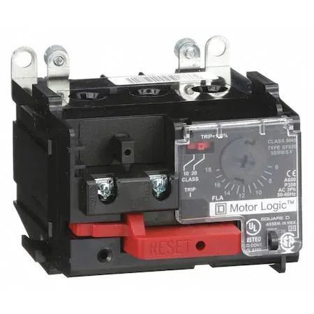 Square D 9065SF020 NEMA overload relay, compact grey enclosure, three-pole, manual reset, 6 to 18 A, class 10/20, 600 V