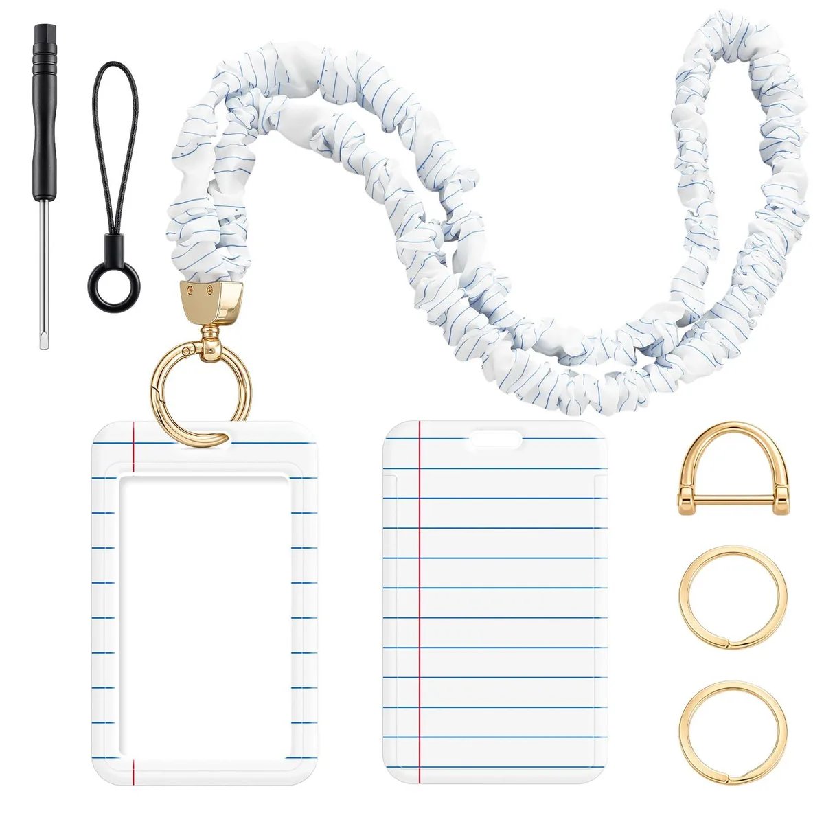  Glenmal SEV-Glenmal-3880 notebook scrunchie lanyard 16-30 inch elastic strap — product photo