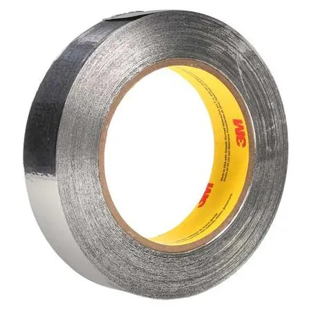 Silver aluminium foil tape roll 1 in x 60 yd